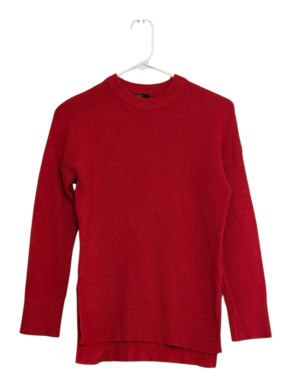 Tahari Red Crew Neck Sweater